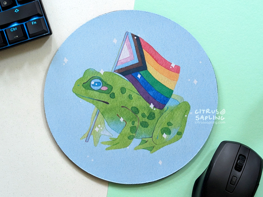 Pride Frog Mouse Mat