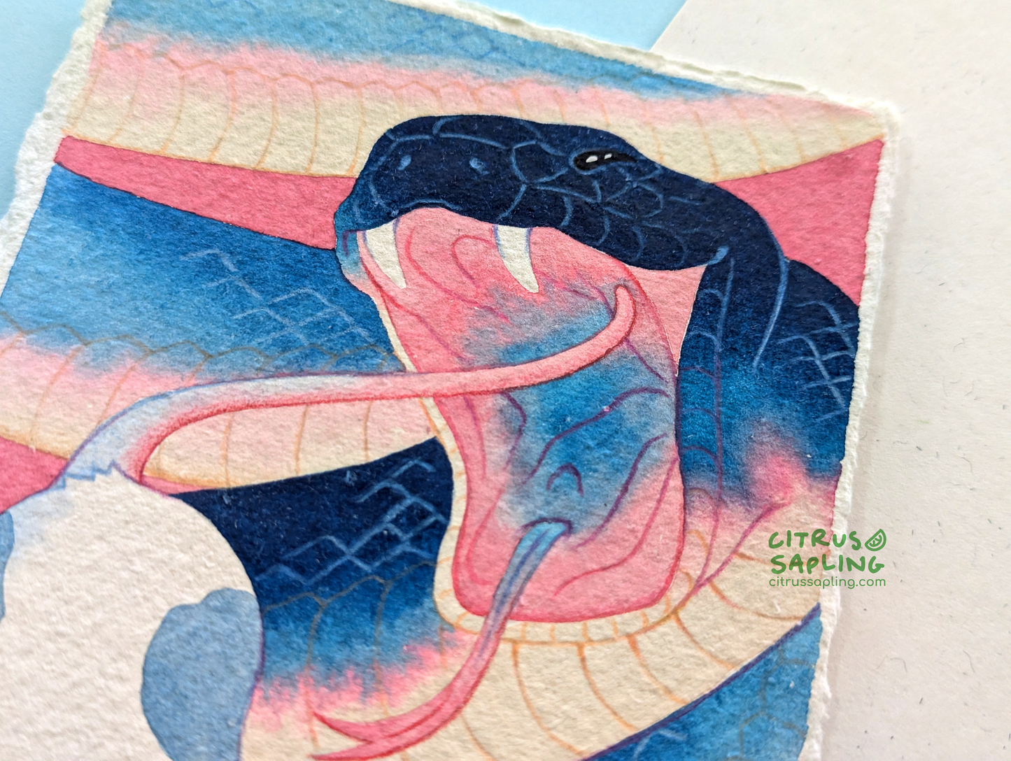 Lucky Escape Original Watercolour Painting