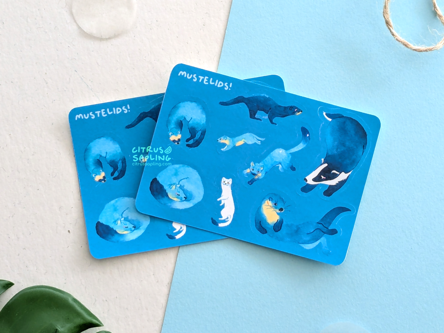 Mustelid Mini Sticker Sheet