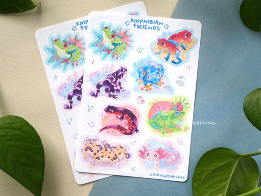 Frogs Sticker Sheet