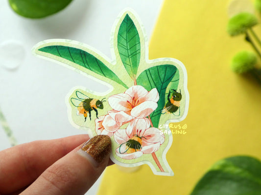 Bumblebee Blossom Sticker