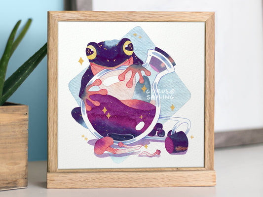 Potion Frog Art Print