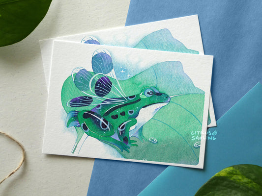 Fairy Frog Postcard