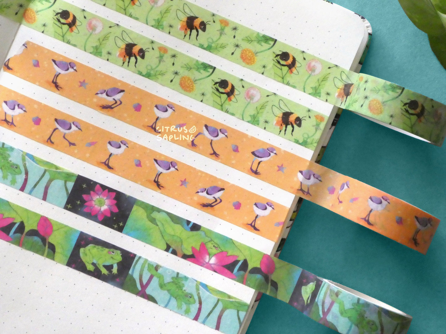 Bumblebee Dandelion Washi Tape