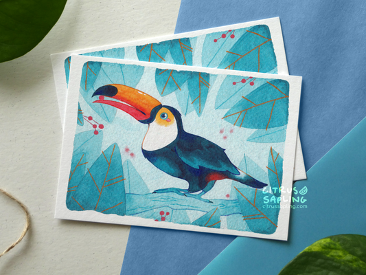 Toucan Postcard Print