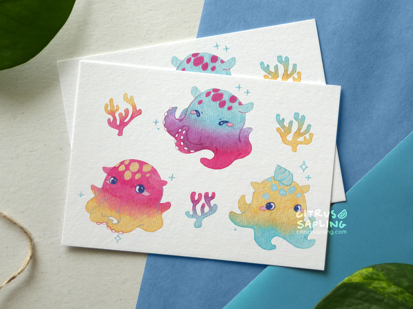 Dumbo Octopus Postcard Print