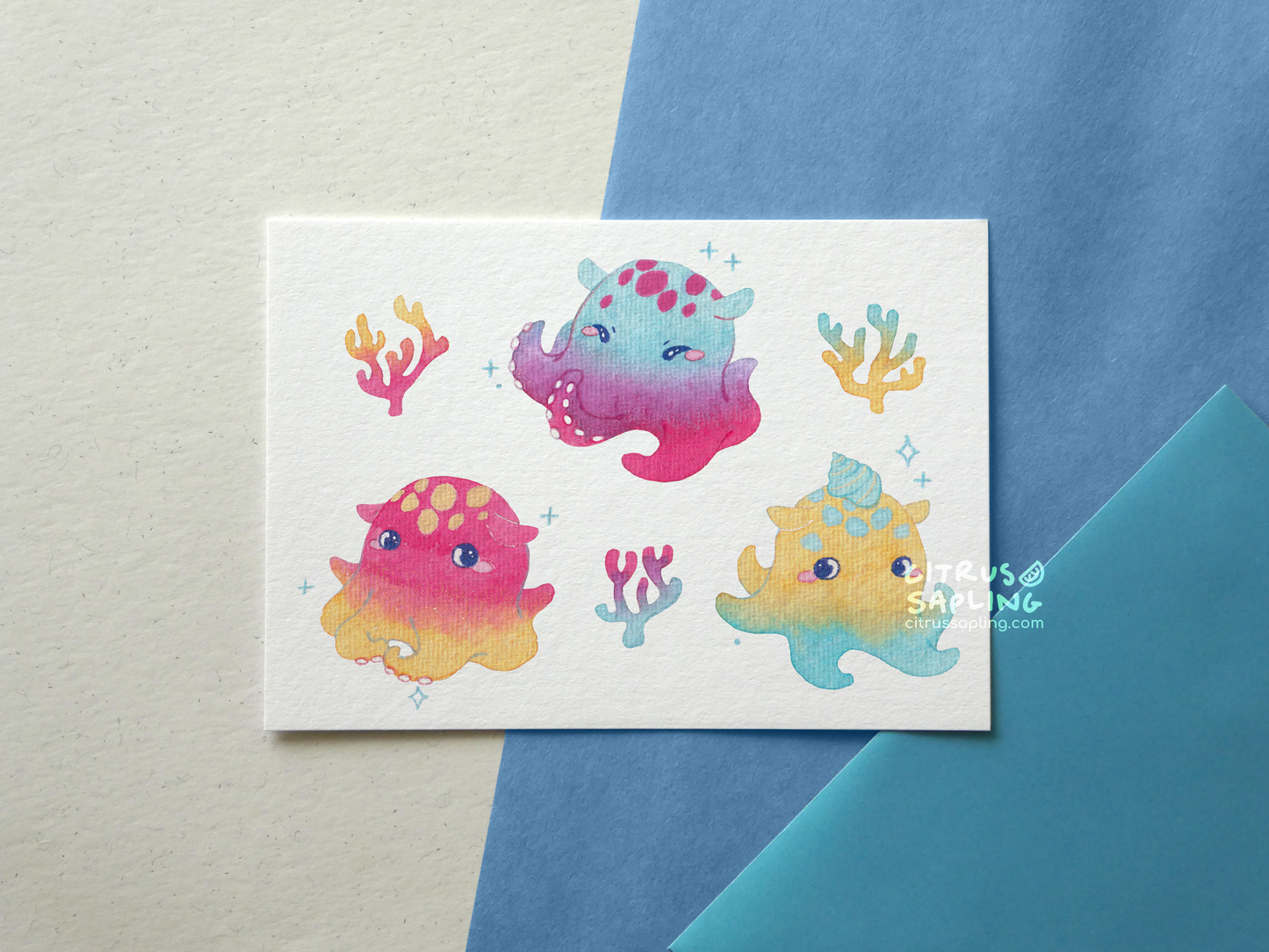 Dumbo Octopus Postcard Print