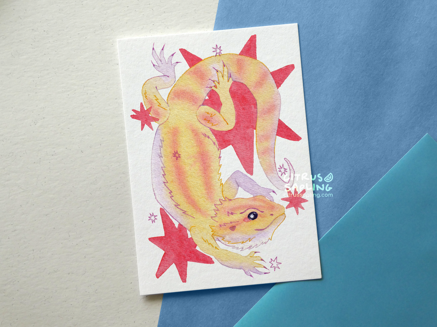 Bearded Dragon Postcard Print