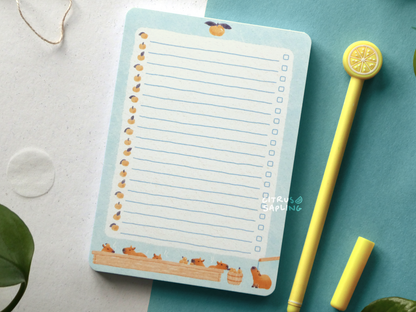 SECONDS Capybara To Do List Pad