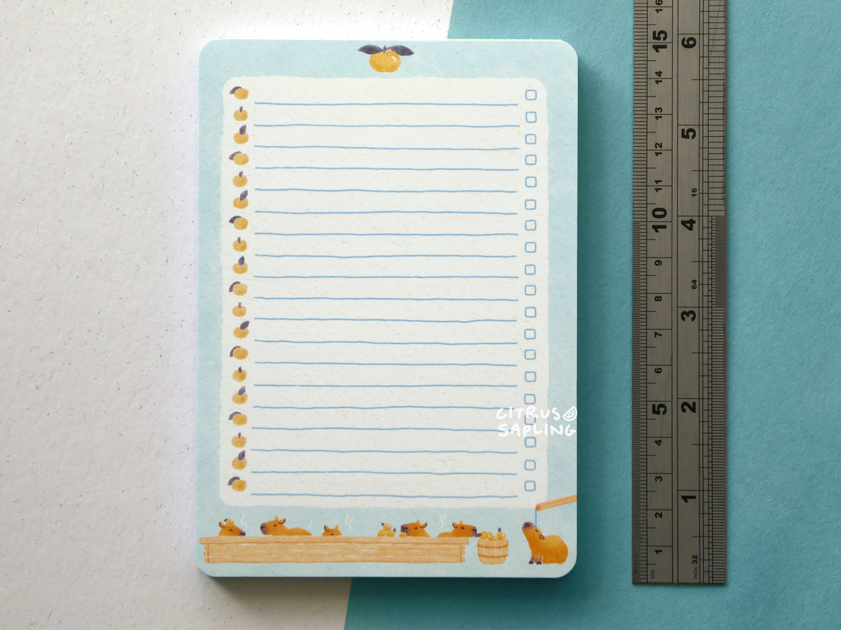 SECONDS Capybara To Do List Pad