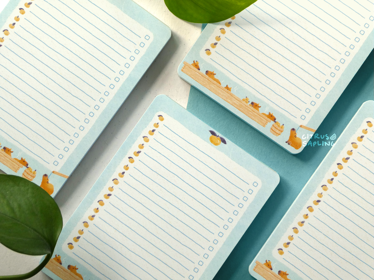SECONDS Capybara To Do List Pad