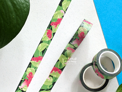 Pothos Geckos Washi Tape