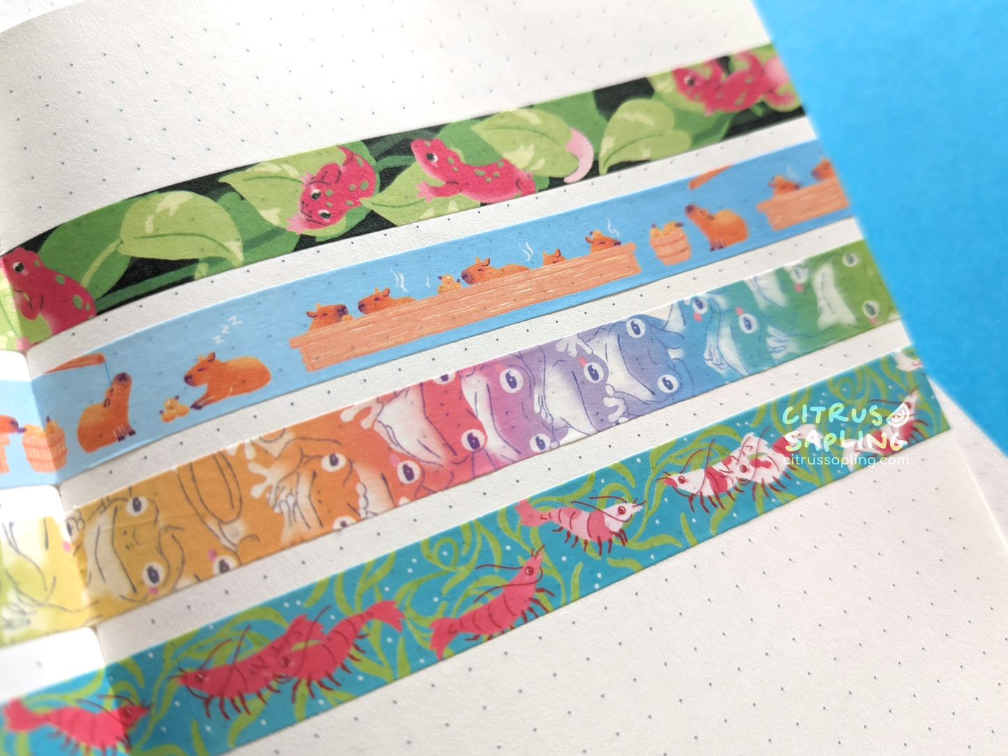 Pothos Geckos Washi Tape