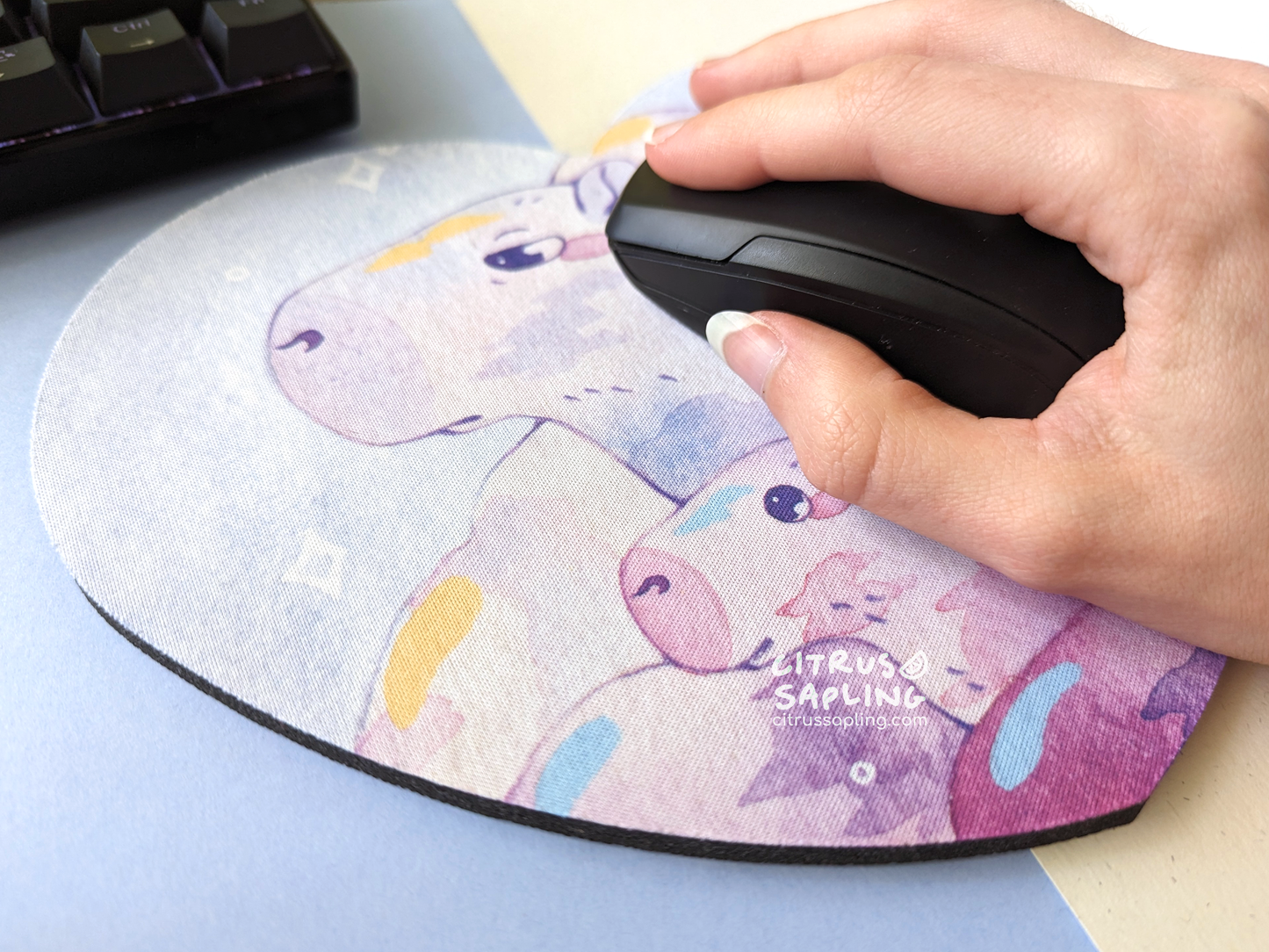 Cloudy Capybaras Mouse Mat