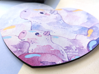 Cloudy Capybaras Mouse Mat