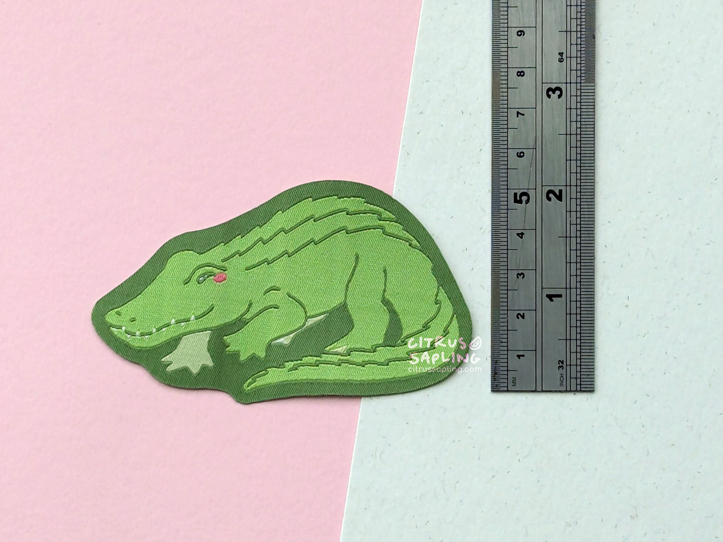 Crocodile Woven Patch