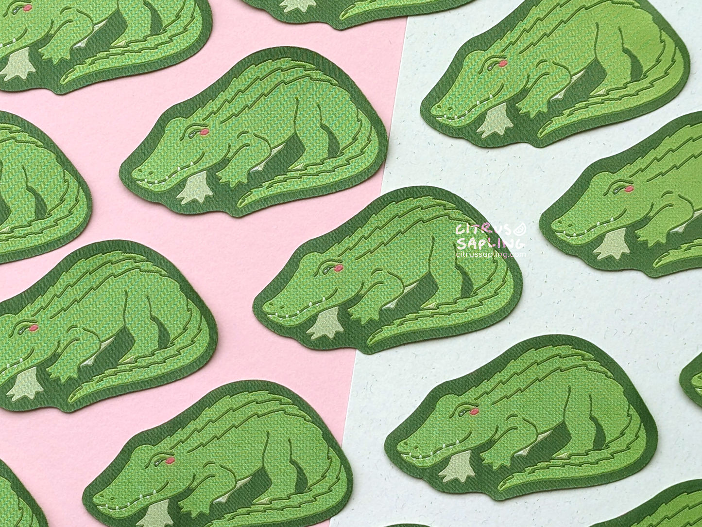 Crocodile Woven Patch