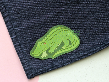 Crocodile Woven Patch