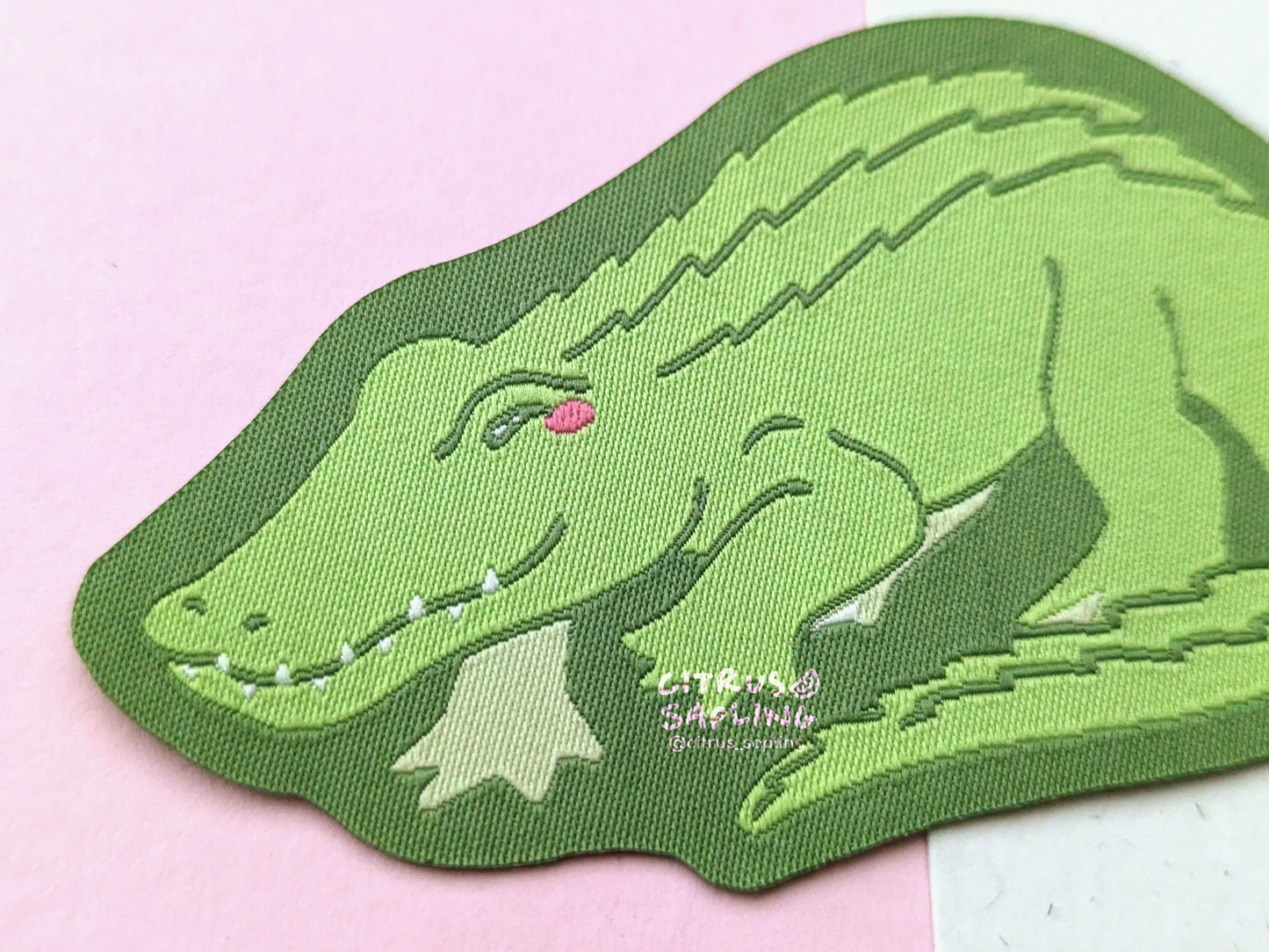 Crocodile Woven Patch