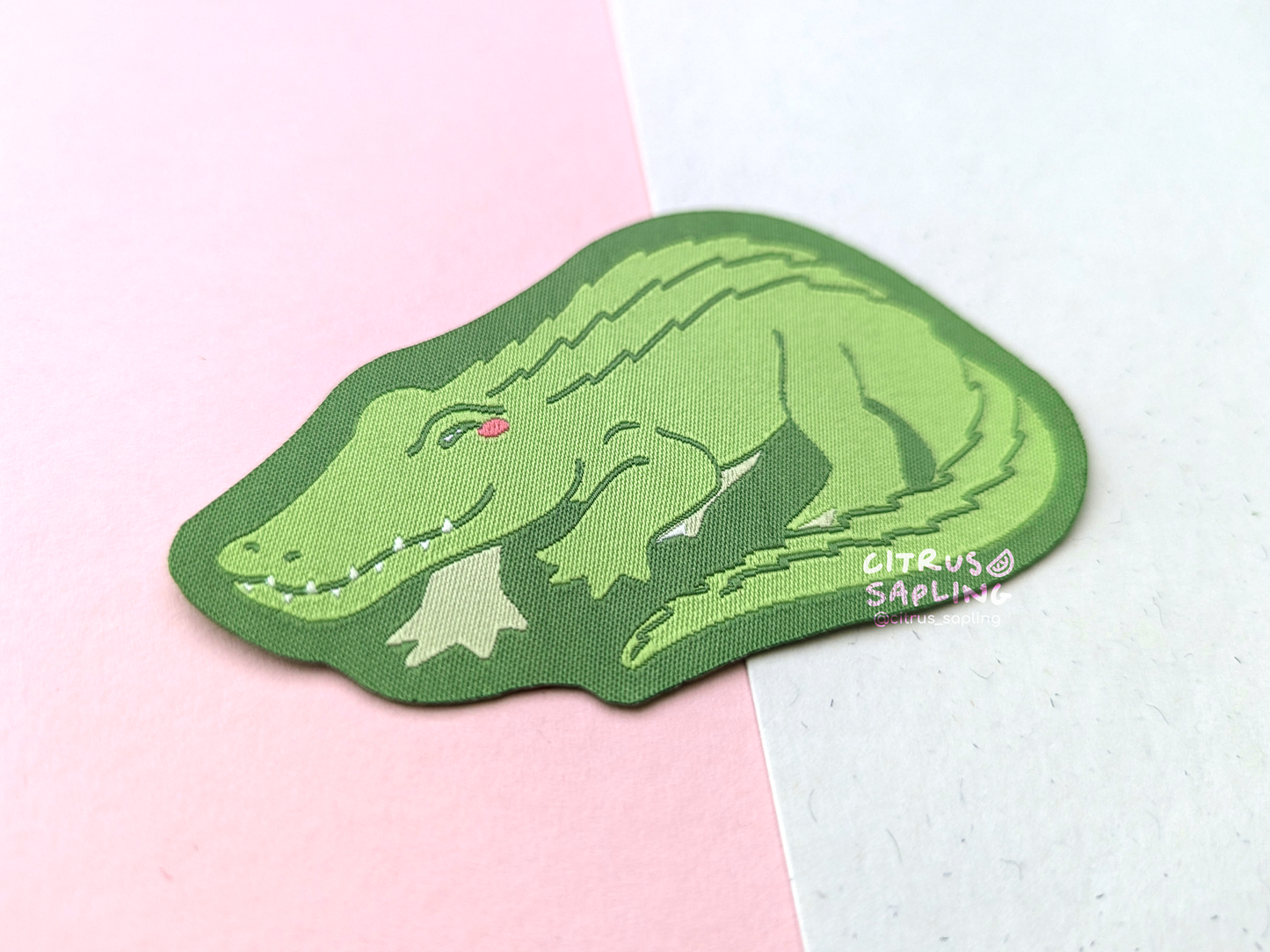 Crocodile Woven Patch