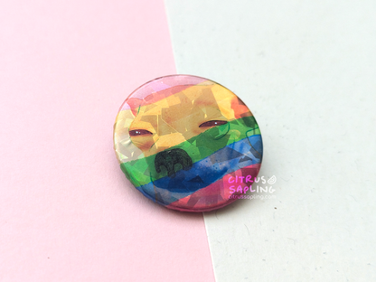 Gay Chihuahua Holo Badge