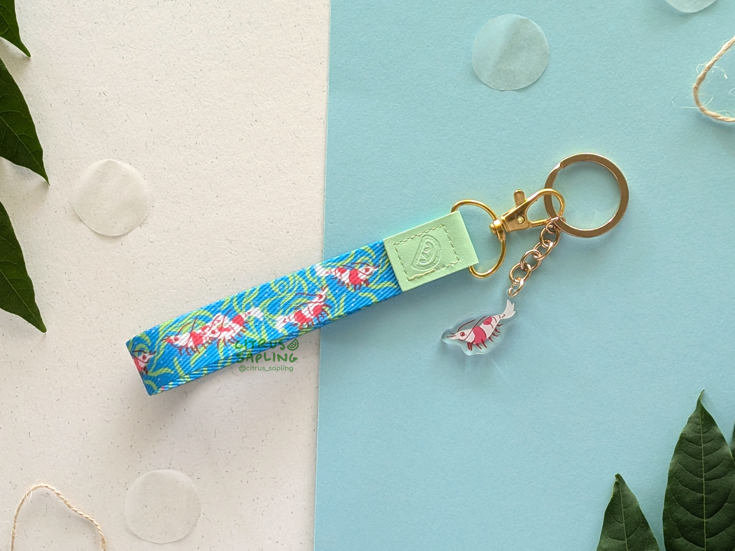 Shirmp Mini Lanyard Keyring