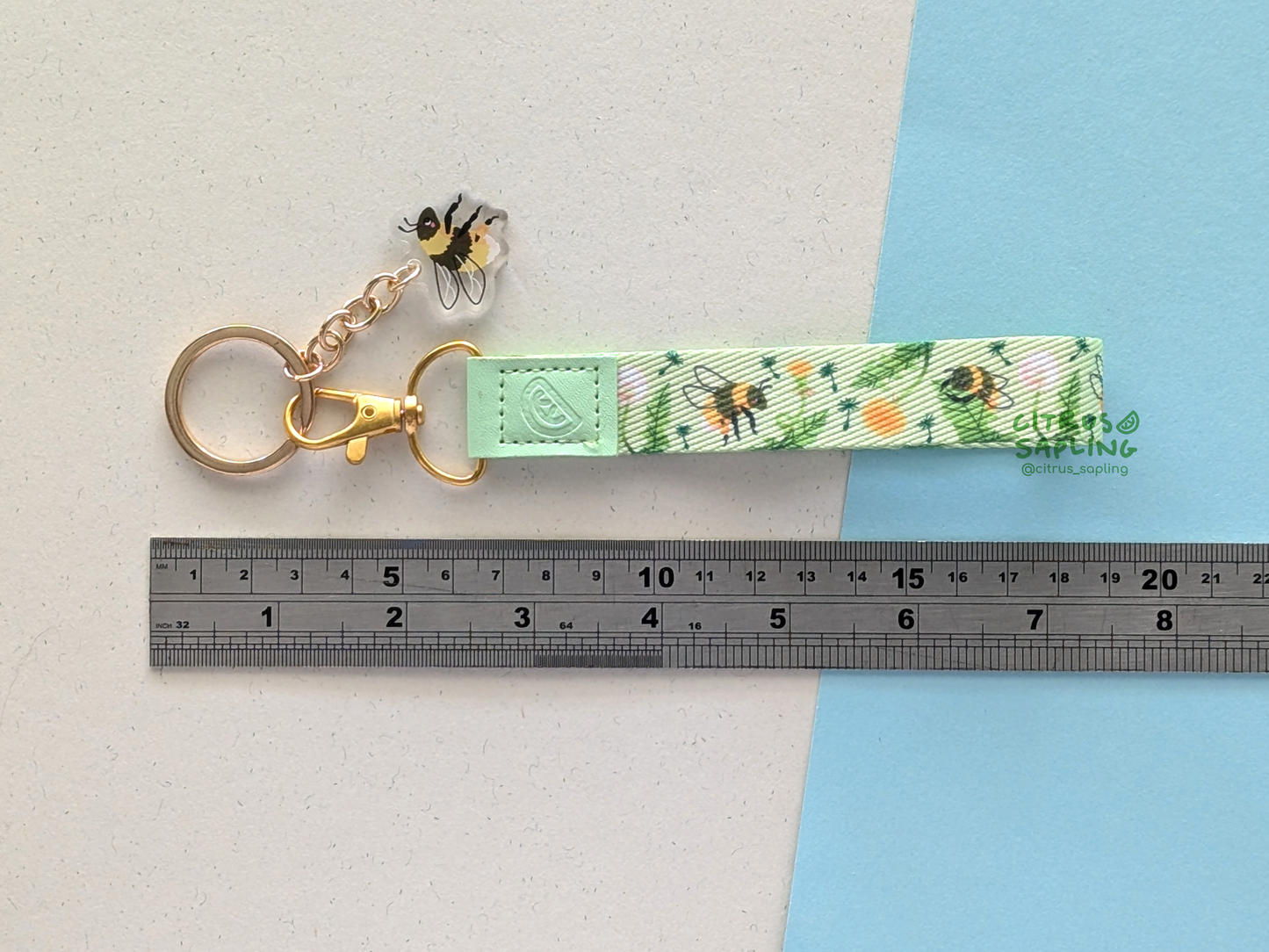 Bumblebee Mini Lanyard Keyring