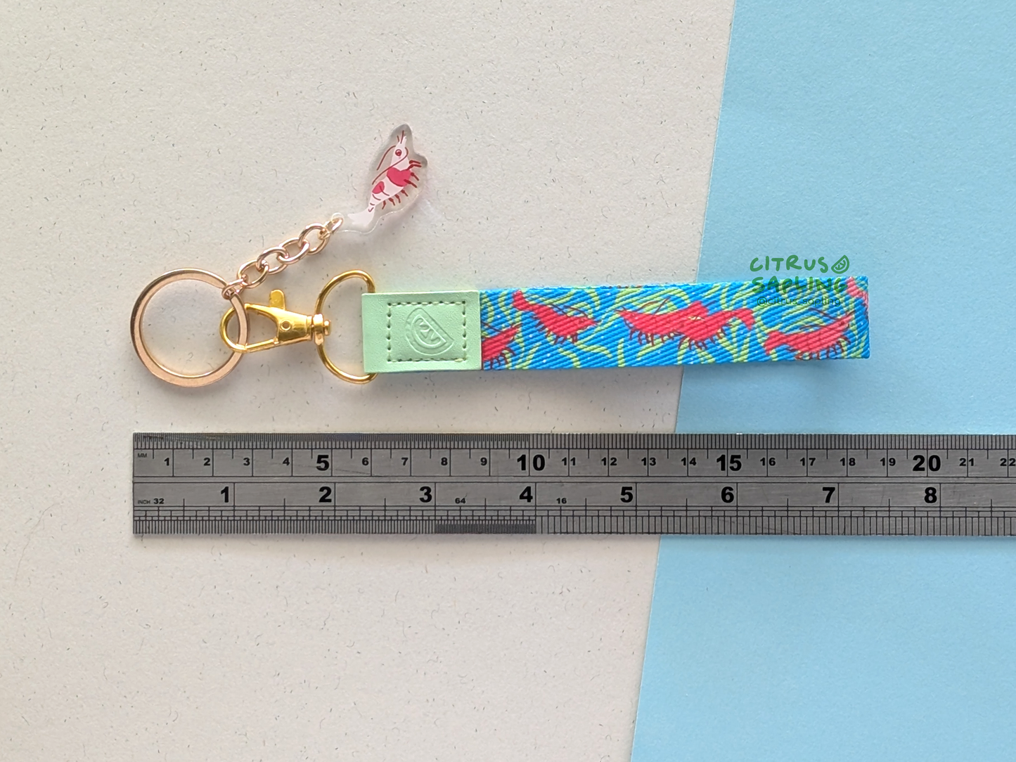 Shirmp Mini Lanyard Keyring