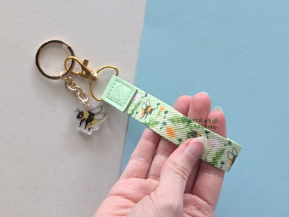 Bumblebee Mini Lanyard Keyring