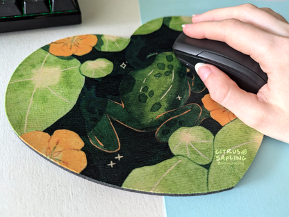 Nasturtium Frog Mouse Mat