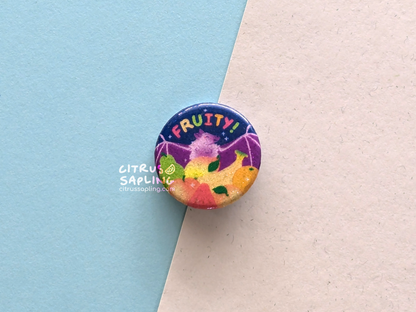 Fruity! Glitter Badge