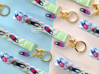 Beetle Sweets Wristlet Keyring