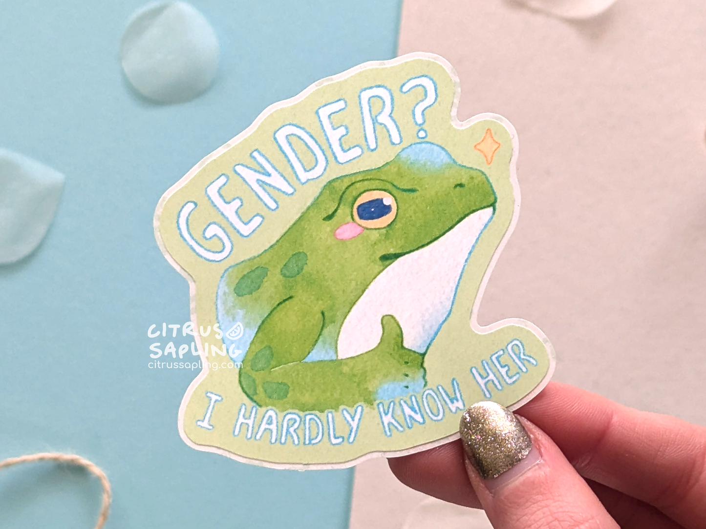 Gender? Sticker