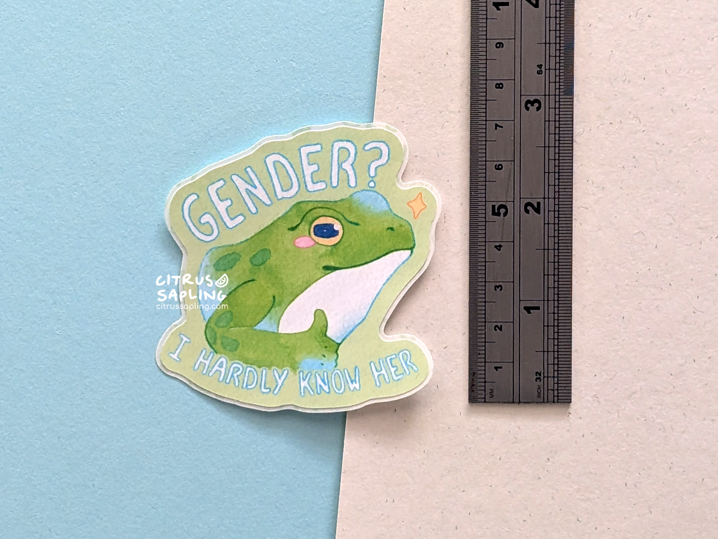 Gender? Sticker