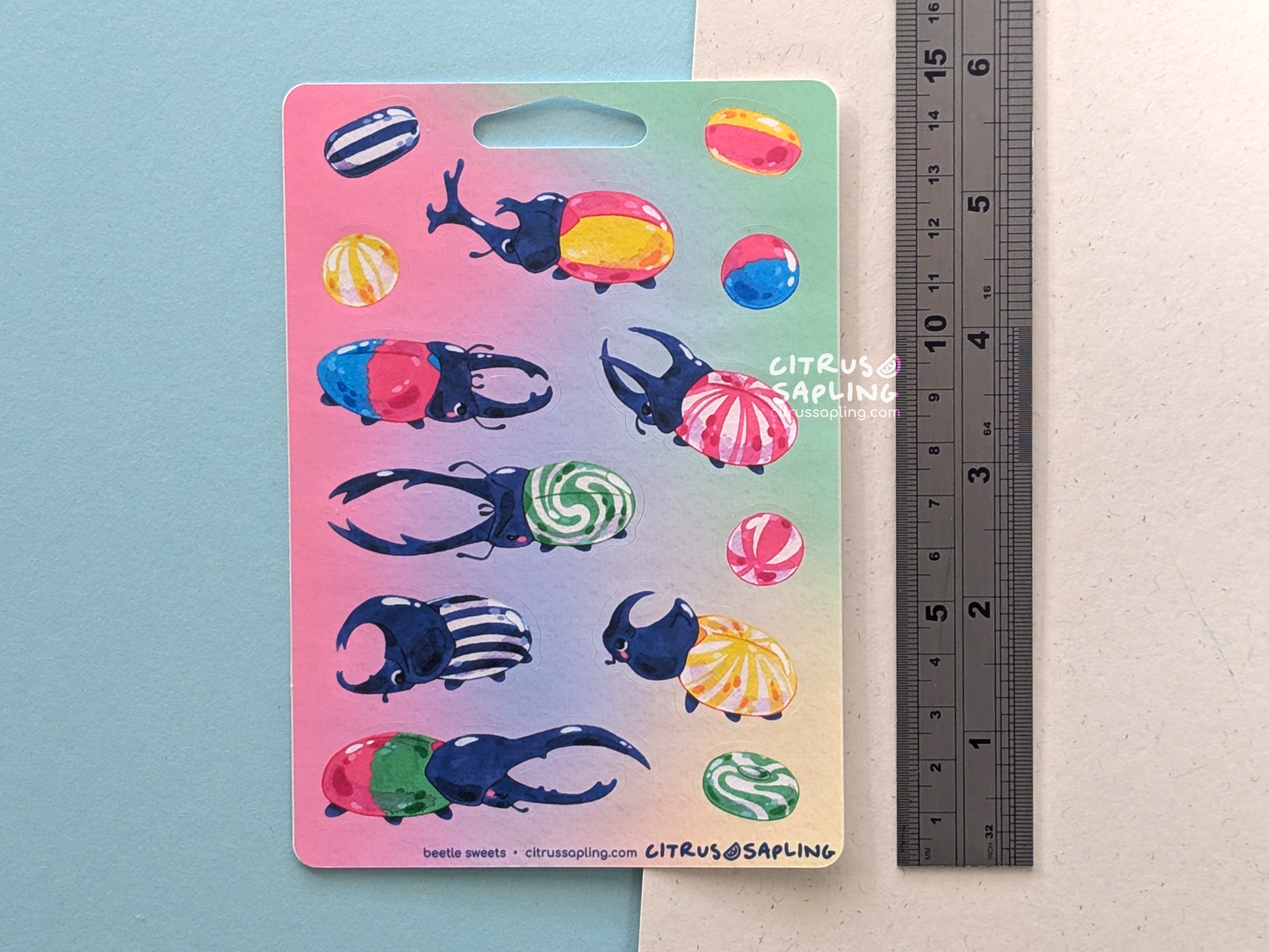 Beetle Sweets Sticker Sheet