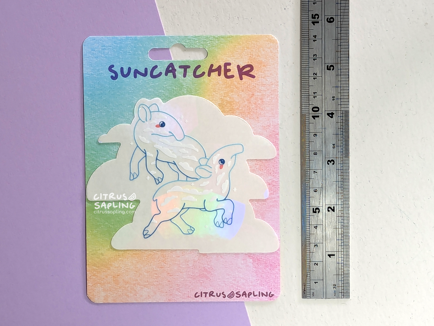 Tapir Calves Suncatcher