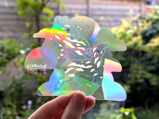 Tapir Calves Suncatcher