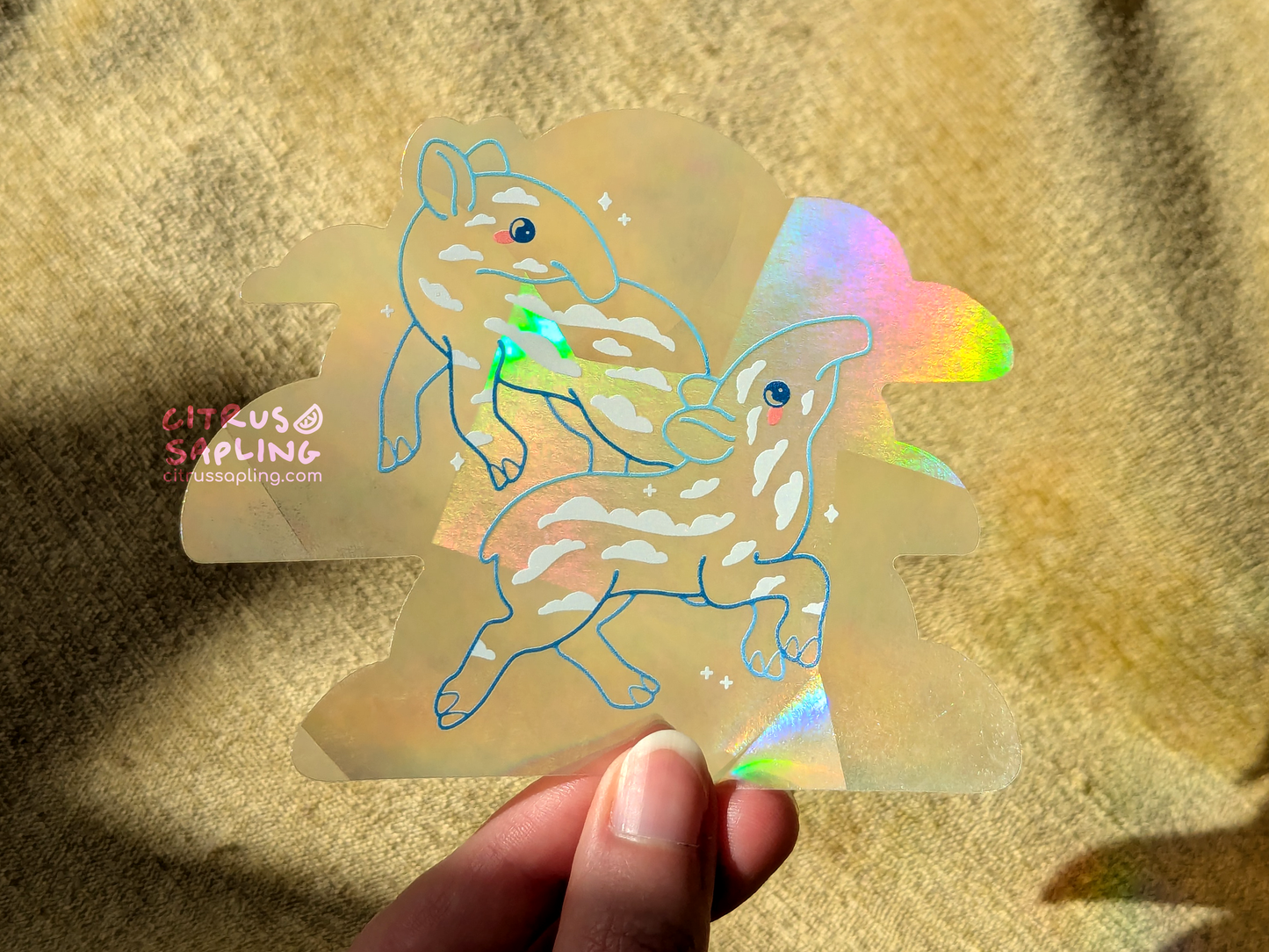 Tapir Calves Suncatcher