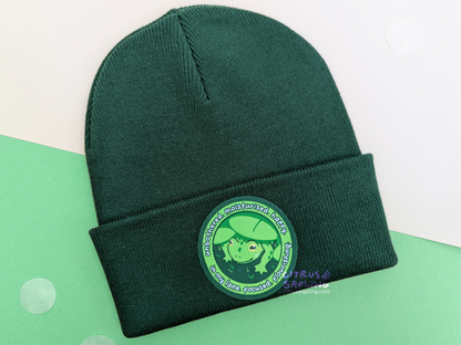 Unbothered Frog Beanie