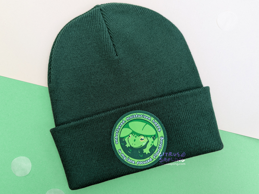 Unbothered Frog Beanie