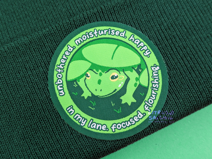 Unbothered Frog Beanie
