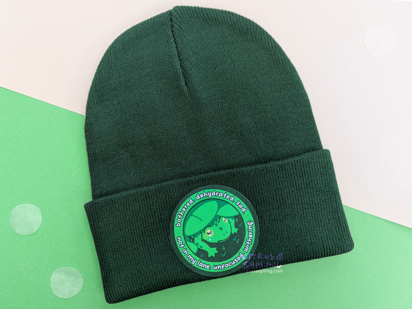 Bothered Frog Beanie