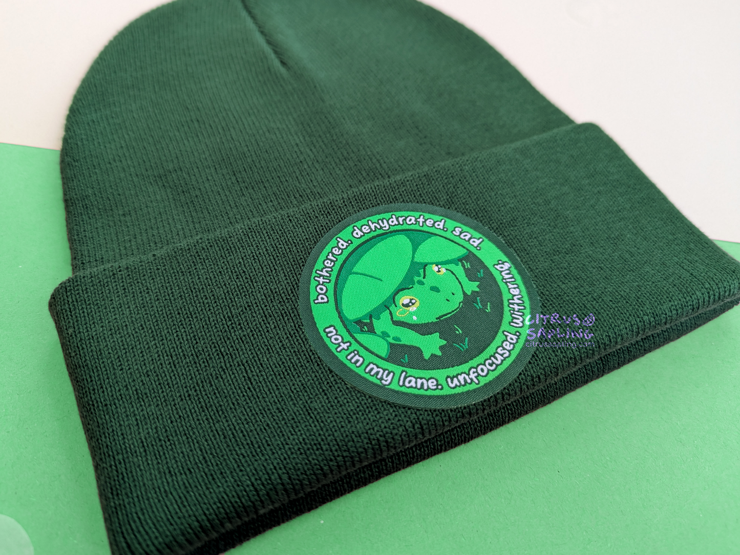 Bothered Frog Beanie