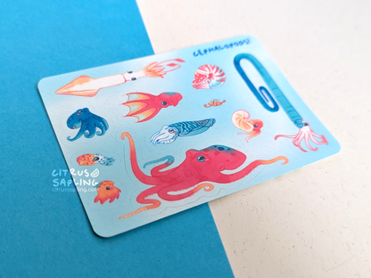 Cephalopods Mini Sticker Sheet