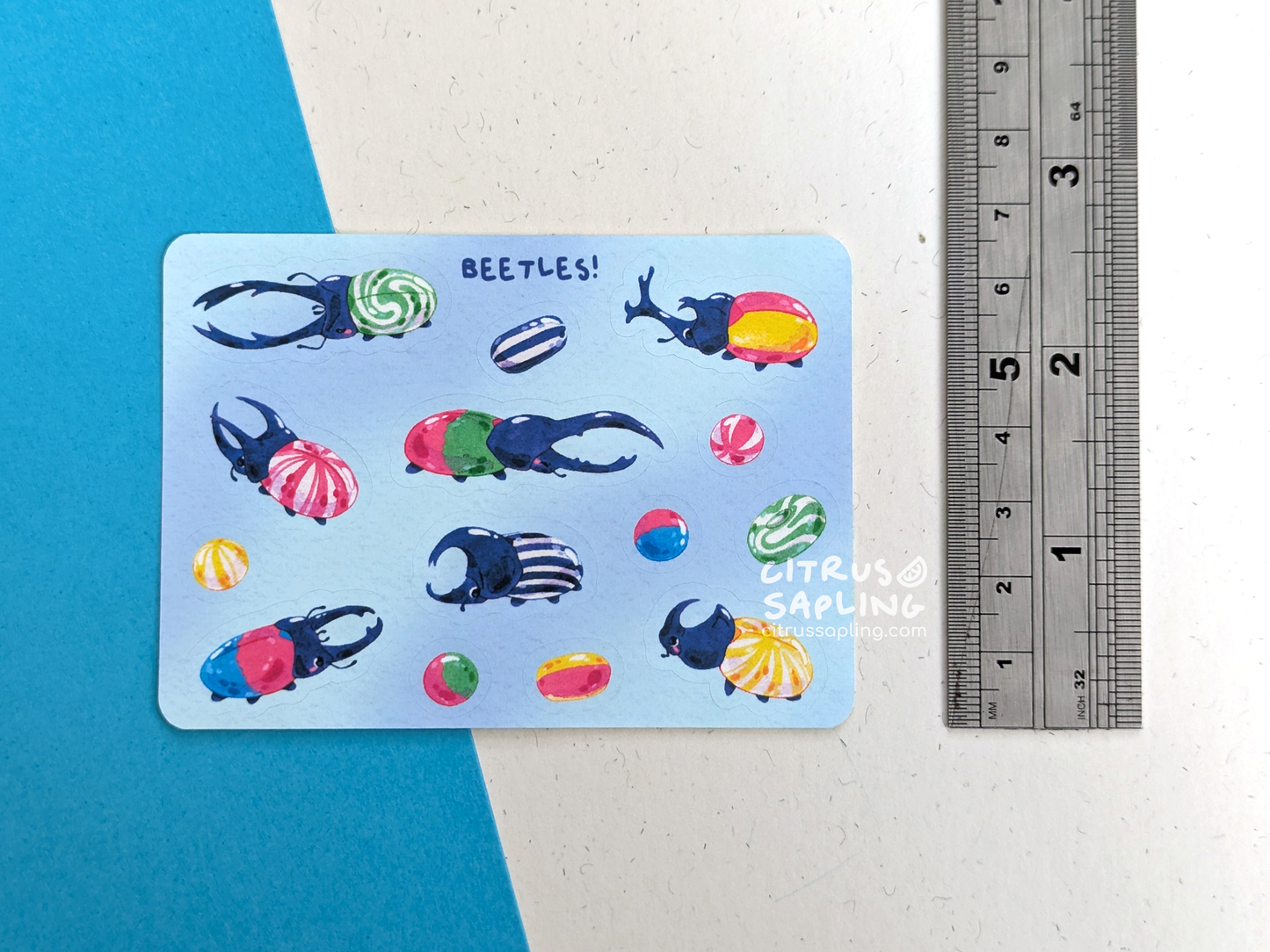 Beetle Sweets Mini Sticker Sheet