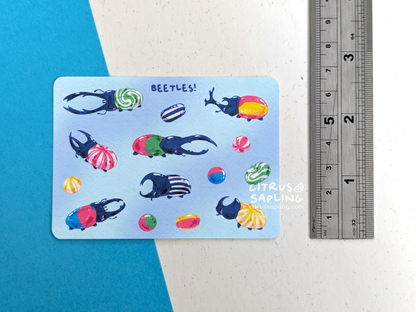 Beetle Sweets Mini Sticker Sheet