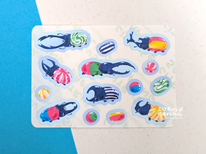 Beetle Sweets Mini Sticker Sheet