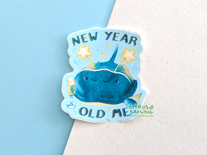 New Year Horseshoe Crab Sticker