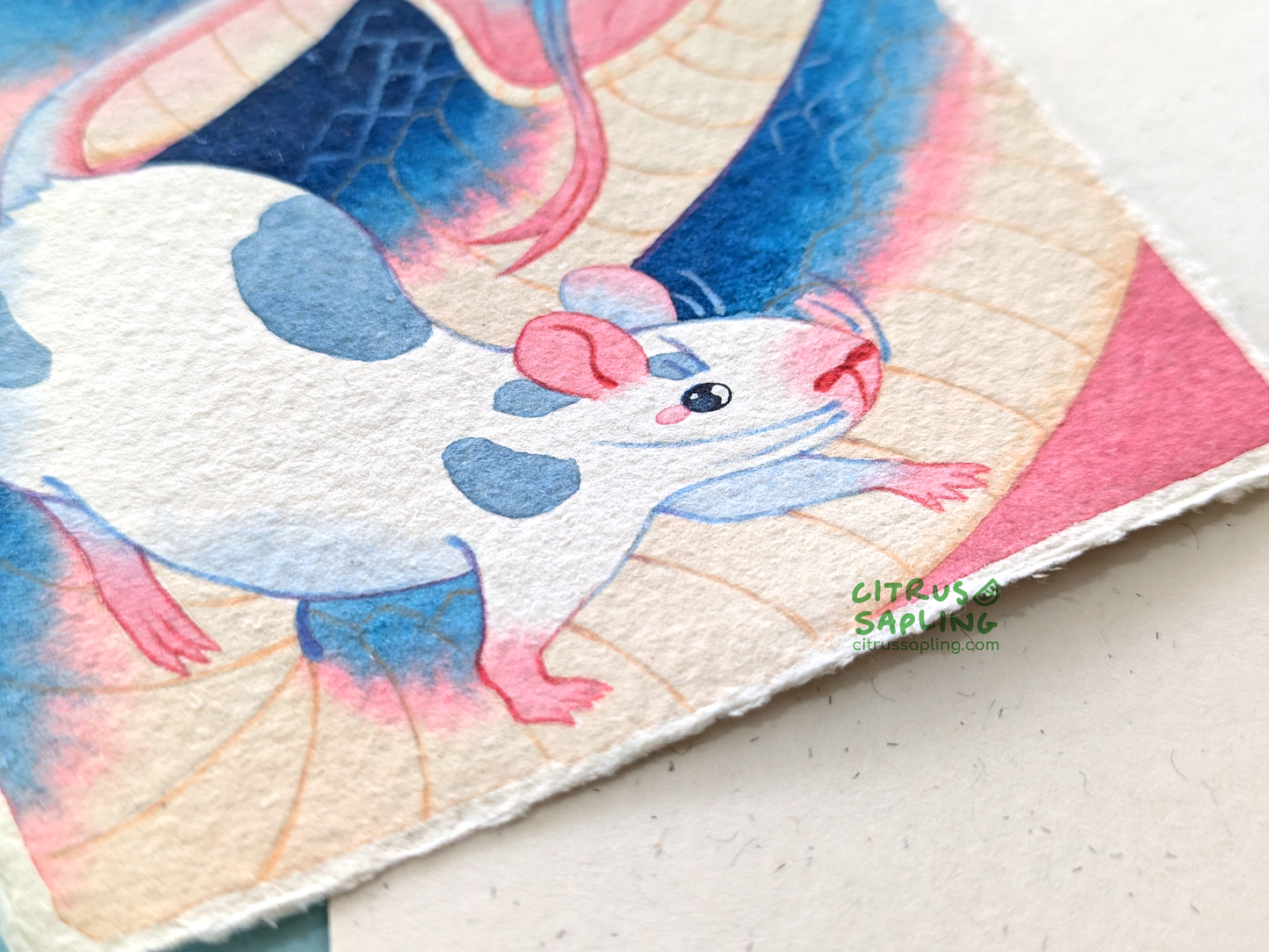 Lucky Escape Original Watercolour Painting