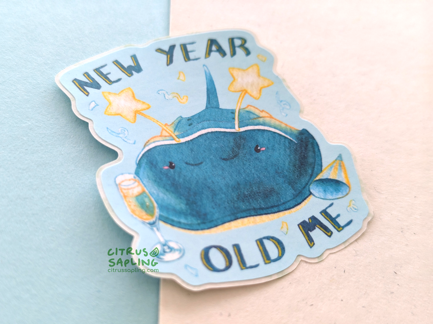 New Year Horseshoe Crab Sticker